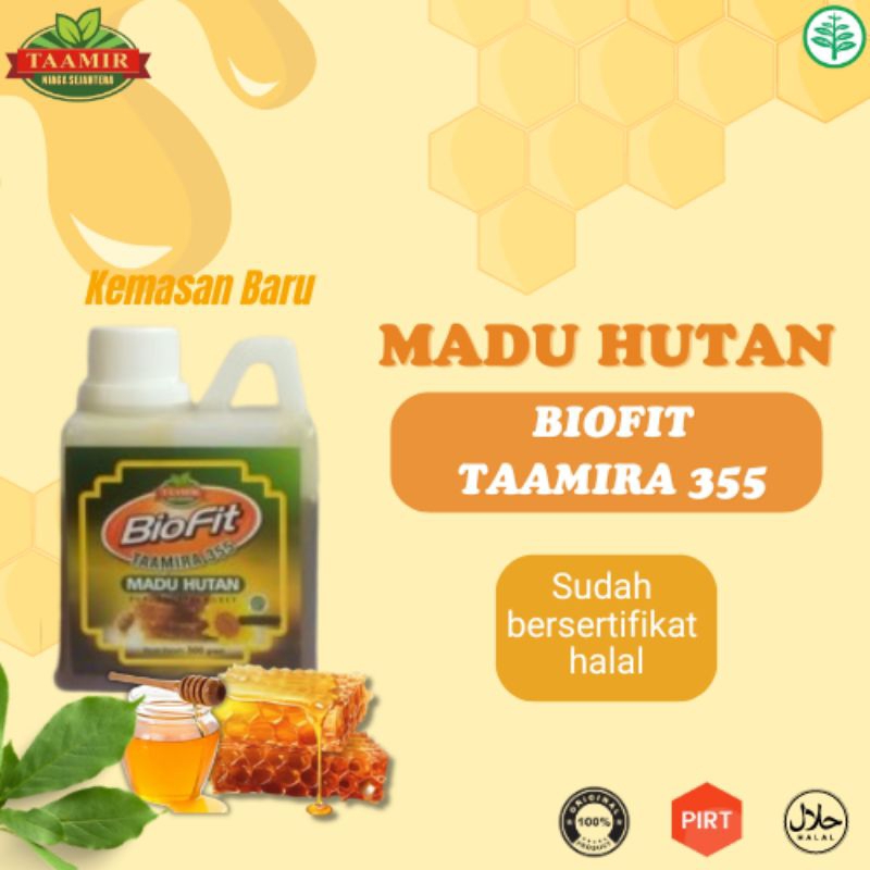 

madu hutan biofit TAAMIRA - 500 ml / madu hutan asli / mengatasi pencernaan / meningkatkan kekebalan tubuh