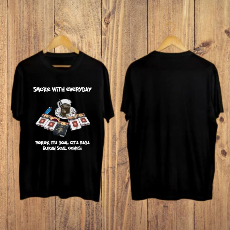 KAOS DISTRO ROKOK KEREN COTTON COMBED 24S