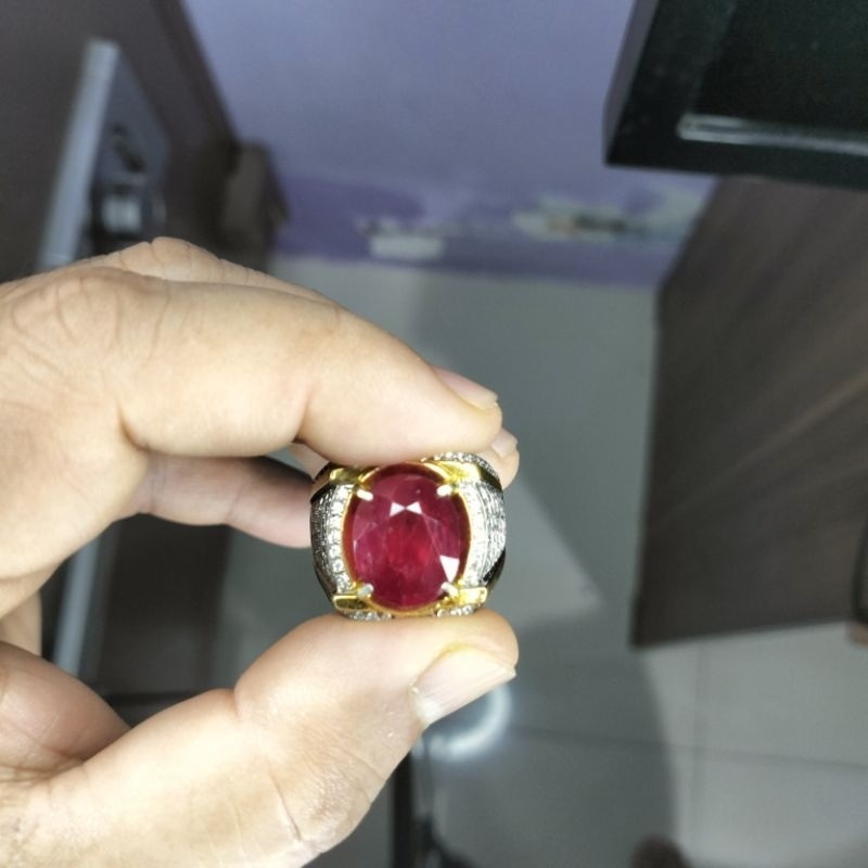 CINCIN PERMATA NATURAL RUBY
