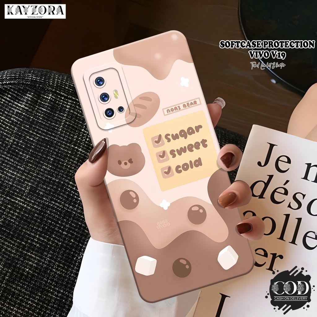 Case Hp VIVO V19 Terbaru - KAYZORA - Fashion Case Kartun - Softcase VIVO V19 - Pro Camera - Casing V