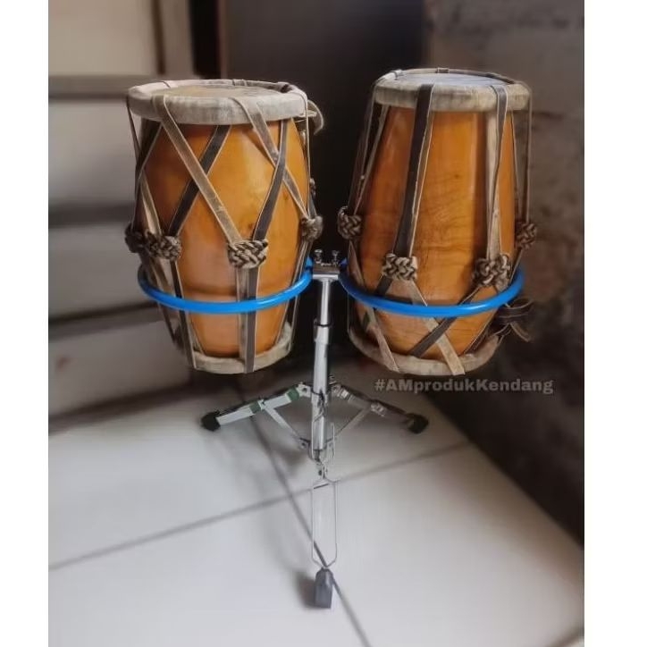 Kendang Kempul Kendang Kulanter Jaipong/komplit Set Stand