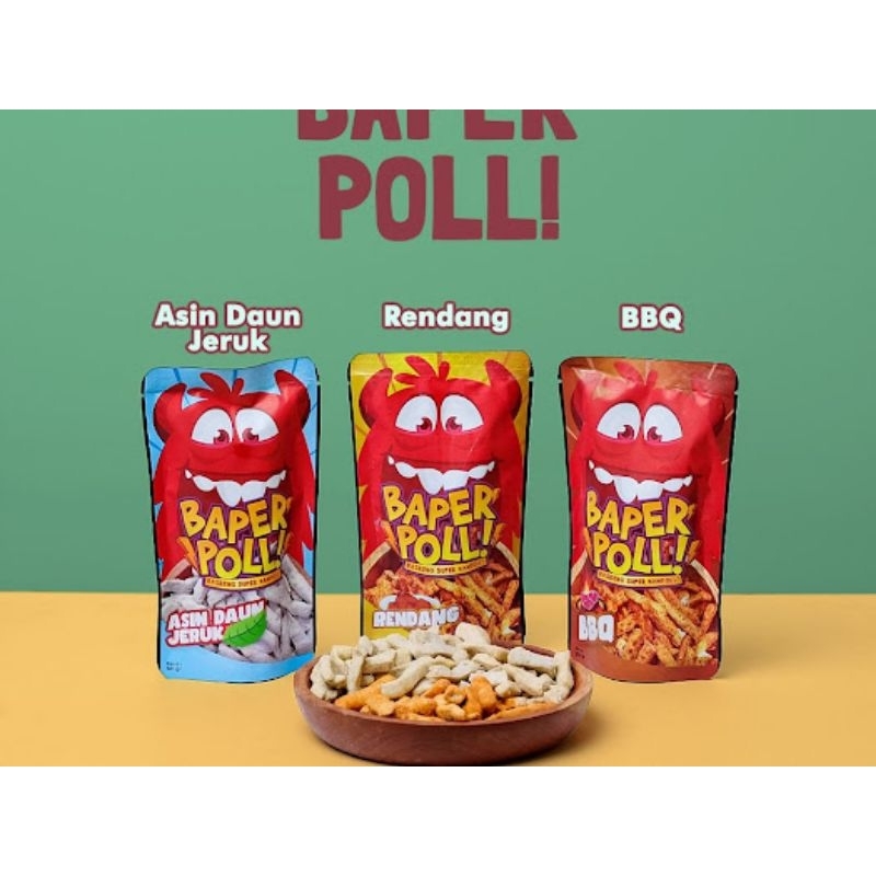 

BASRENG SUPER NAMPOL CEKELIN 50gr | BAPER POLL | Snack Cemilan Gurih Enak Viral | Keripik Kerupuk Bakso Goreng