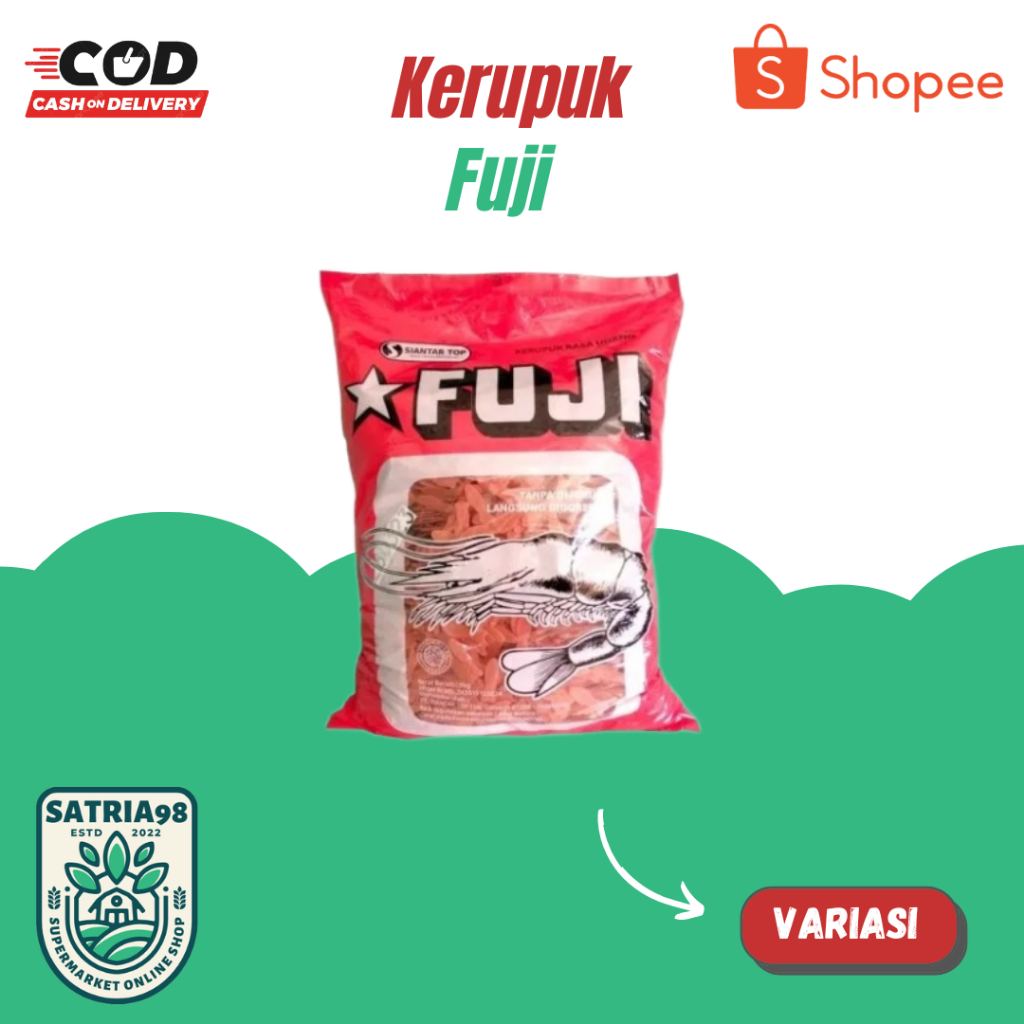 

Kerupuk Ikan Fuji mentah bisa (COD)