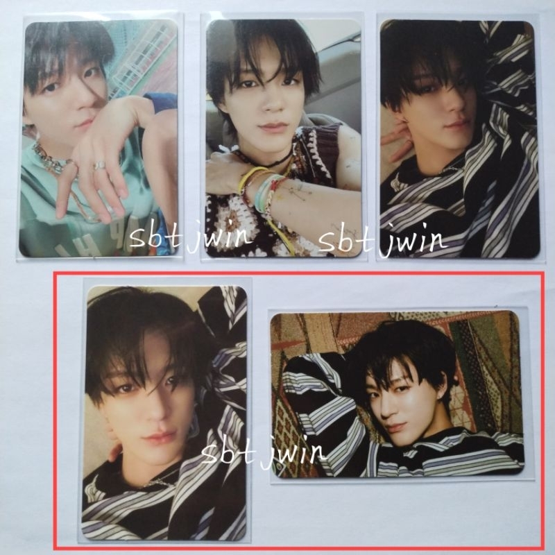 OFFICIAL PHOTOCARD JENO HELLO FUTURE BORING HOT SAUCE DECO SET