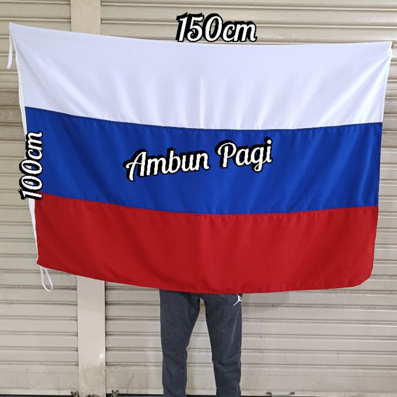 

best seller custom bendera negara RUSIA aplikasi bahan tisu uk 100cm x 150cm