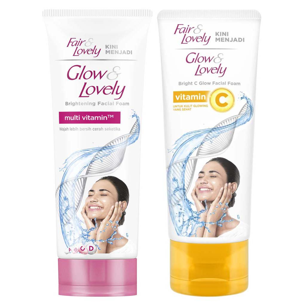 FAIR & LOVELY / GLOW & LOVELY | Facial Wash | Vitamin C | Brightening