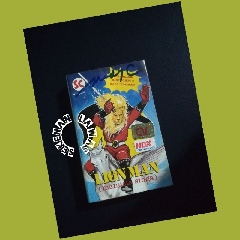 Kaset Cerita Anak Lion Man (Cover Ada Coretan)