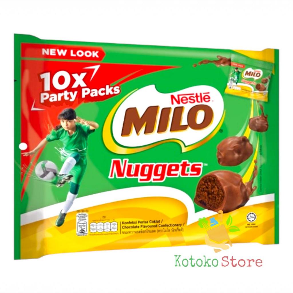 

Nestle Milo Nugget Malaysia Party Pack / Milo Coklat Nugget Isi 10 Pack