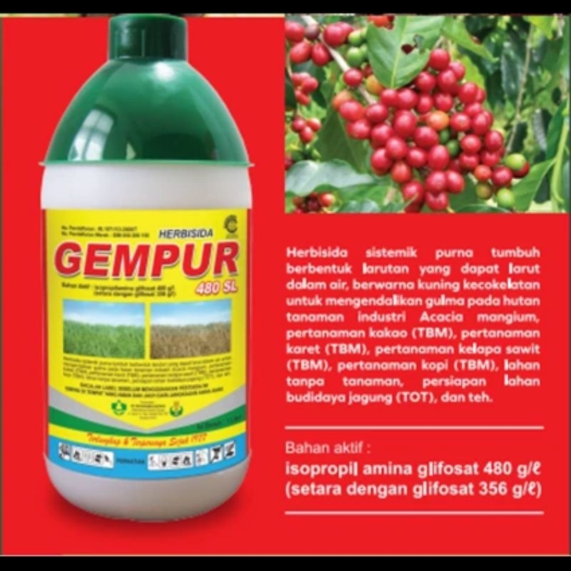 GEMPUR/OBAT RUMPUT/HERBISIDA/PEMBASMI RUMPUT