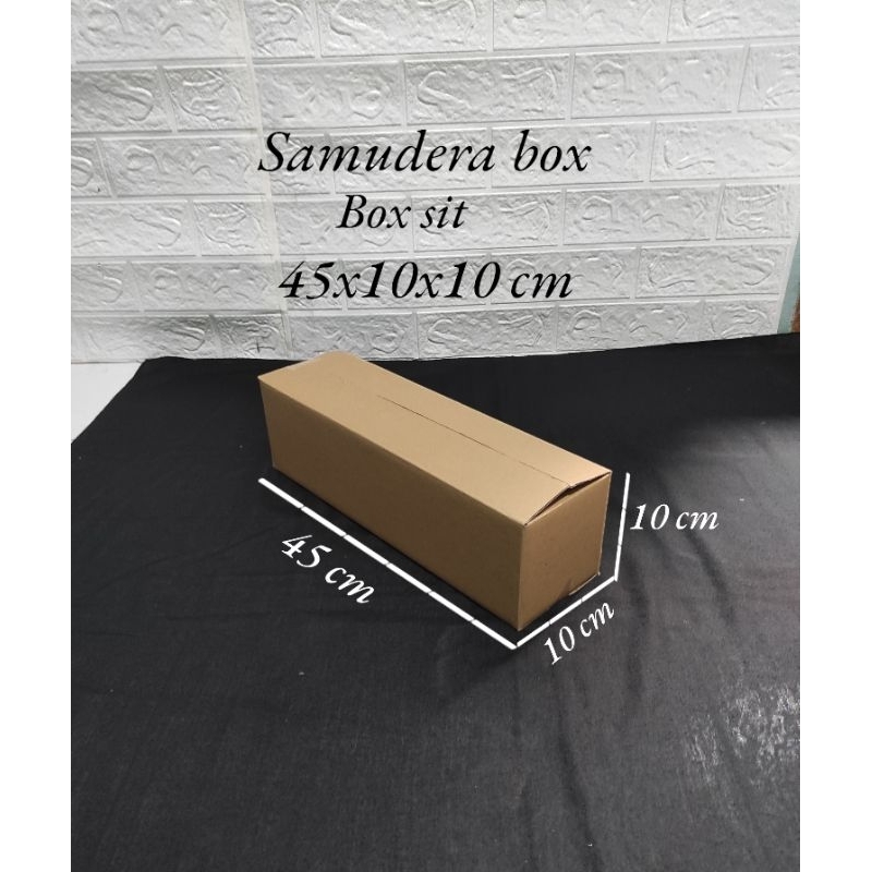 

kardus karton box uk 45x10x10 cm ST sheet singgle wall polos