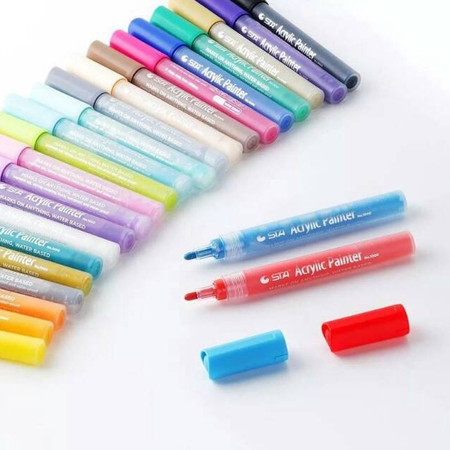 

TERLARIZZZ Spidol acrylic marker Sta 1