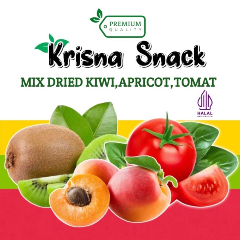

TERBAIK MIX DRIED KIWI APRICOT DAN TOMAT IMPORT THAILAND HALAL