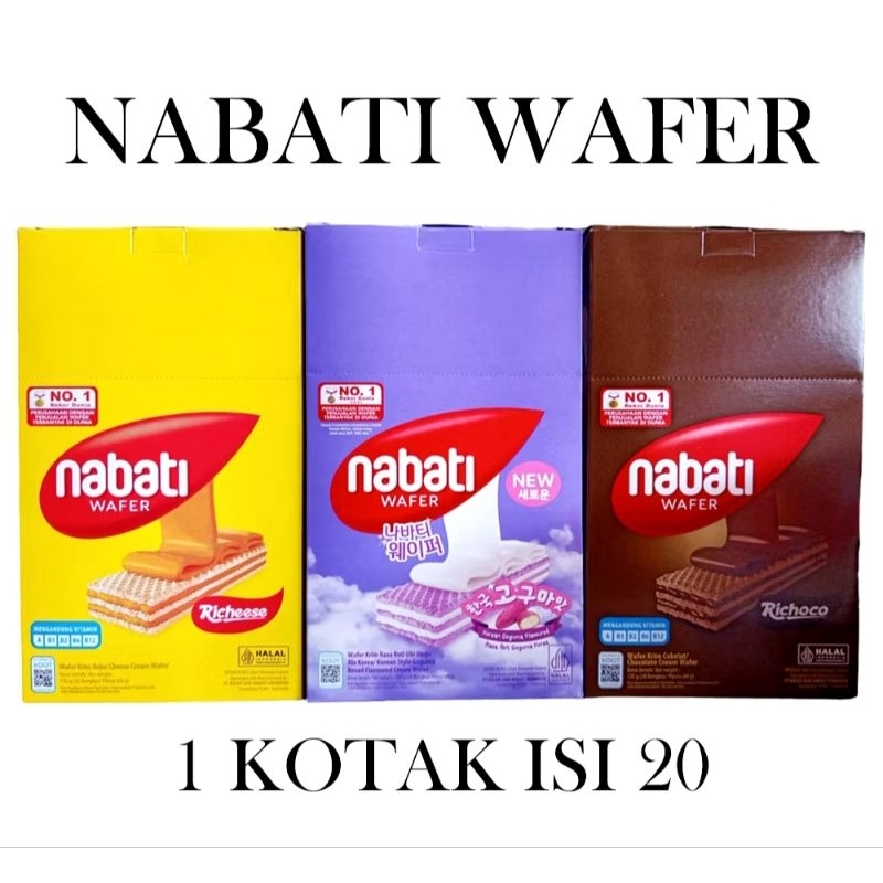 

NABATI WAFER BOX ISI 20