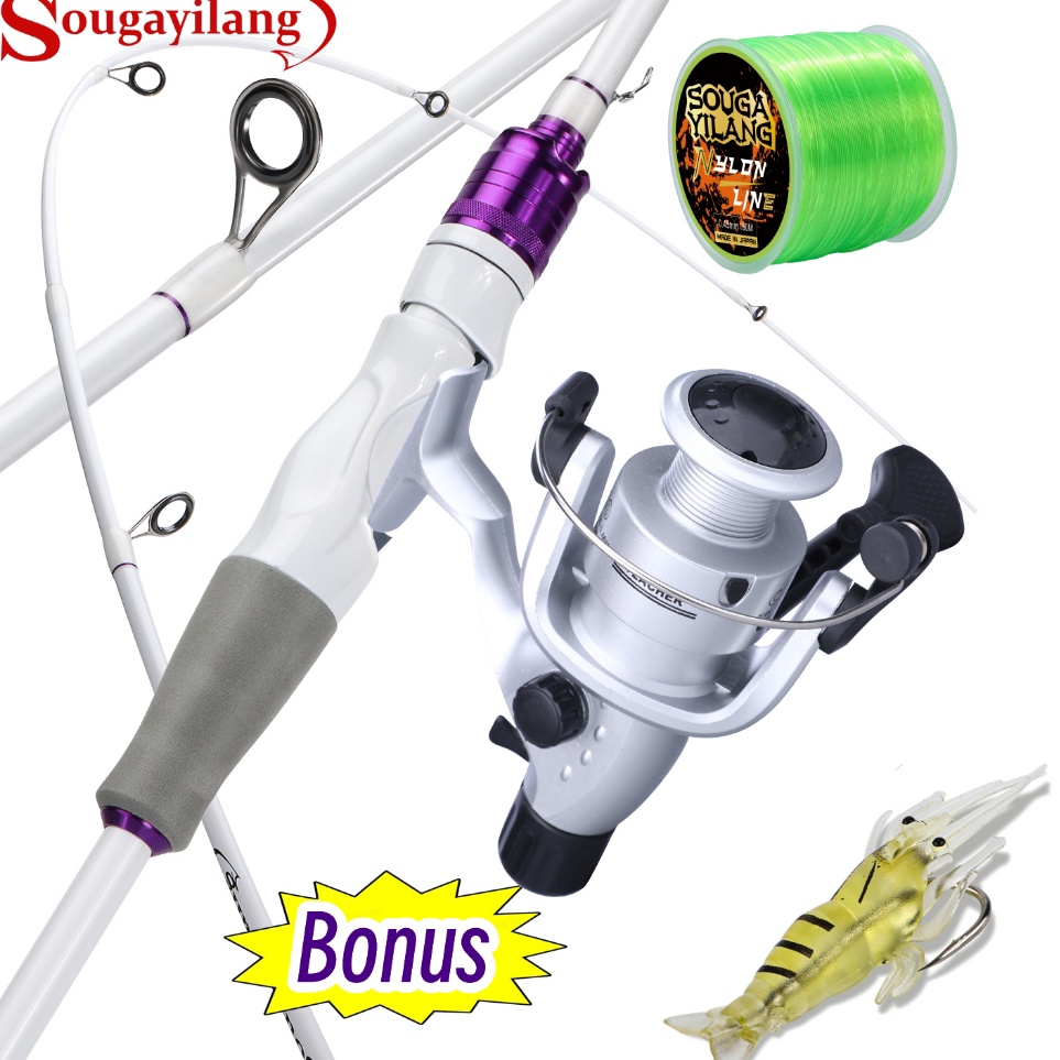 Pusat Grosir  Sougayilang Joran Pancing Set 51LB 18cm 16 521 Reel Pancing Joran UL Carbon Pancingan 