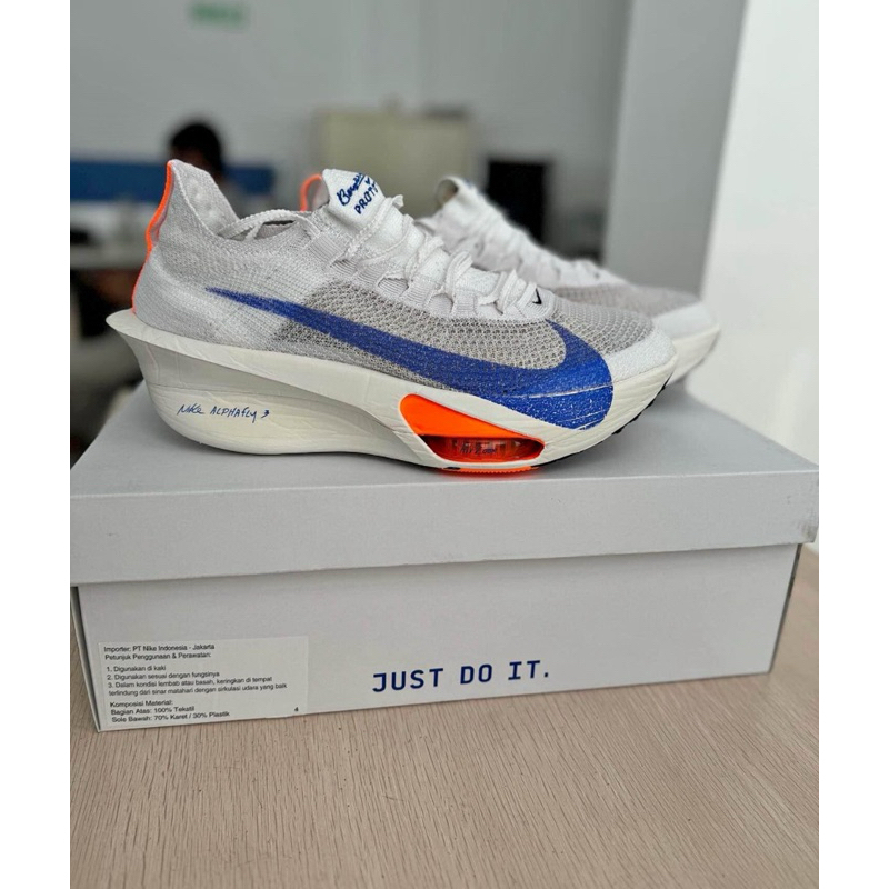 Sepatu Lari Nike Alphafly Next% 3 Prototype Blueprint Bowerman Original Resmi 100%