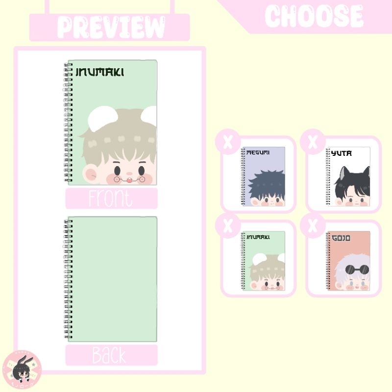 

Notebook Jujutsu Kaisen A6 A5 B5