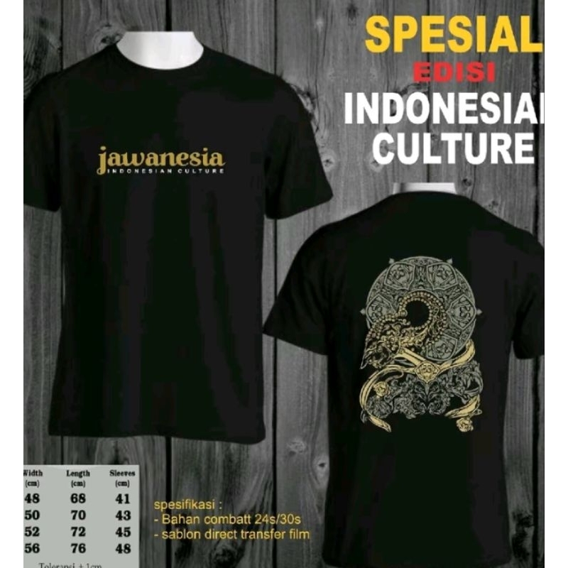 KAOS JAWANESIA INDONESIA CULTURE
