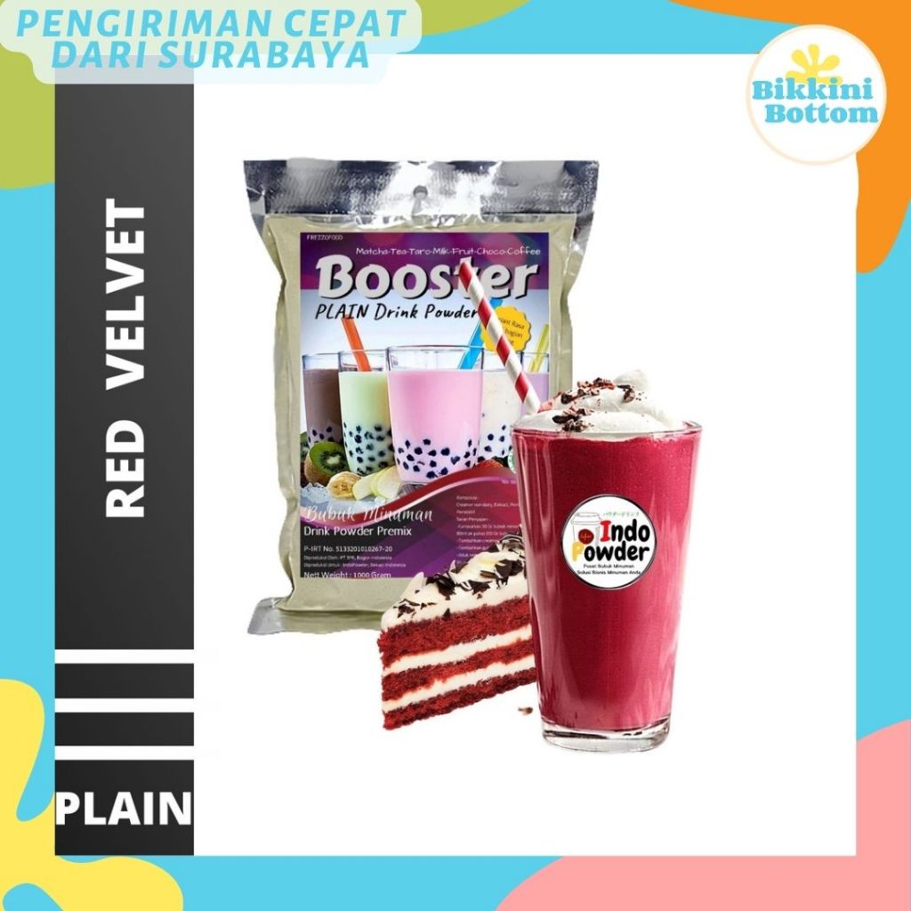 

Bubuk Minuman RED VELVET 1KG PLAIN /Powder RED VELVET 1KG /Bubuk RED VELVET INDOPOWDER BOOSTER PLAIN