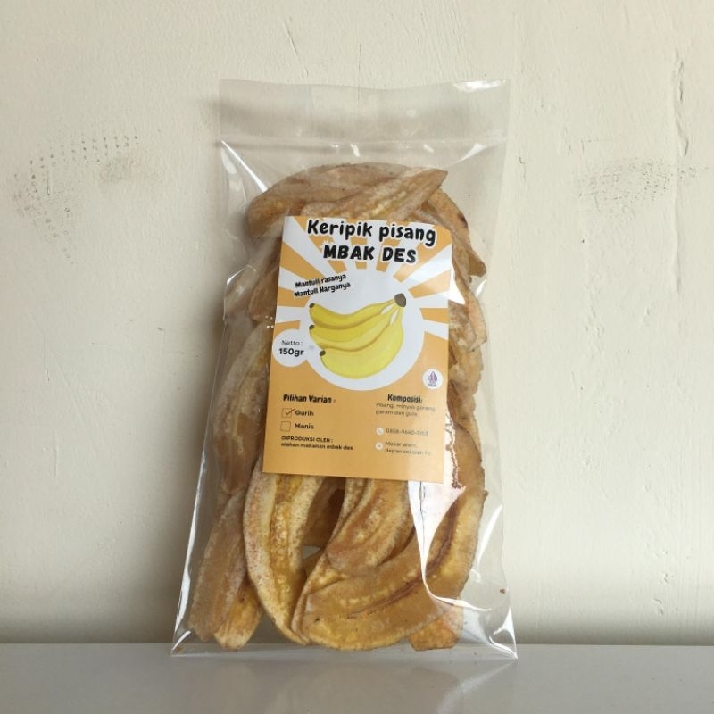 

keripik pisang mbak des