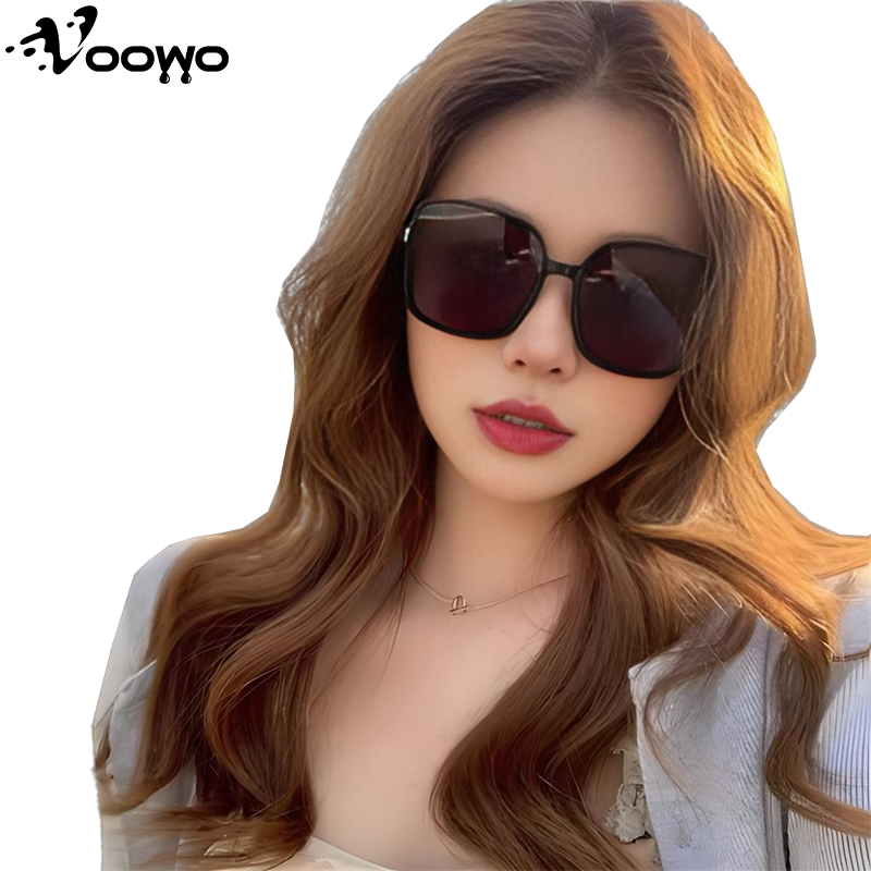 Voowo Kacamata Hitam Wanita Frame Fashion Sunglasses Wanita Kacamata Cewek Fashion Wanita