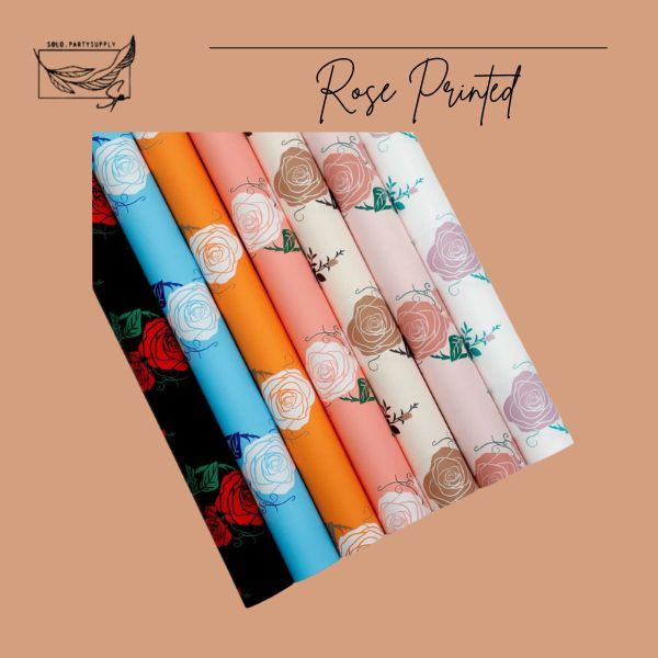 

(ECO) TERLARIS (ECER) ROSE PRINTED WRAPPING PAPER / KERTAS BUKET DEKORASI MOTIF/KERTAS MAWAR/KERTAS MOTIF/KERTAS MURAH/KERTAS BUKET/KERTAS KADO