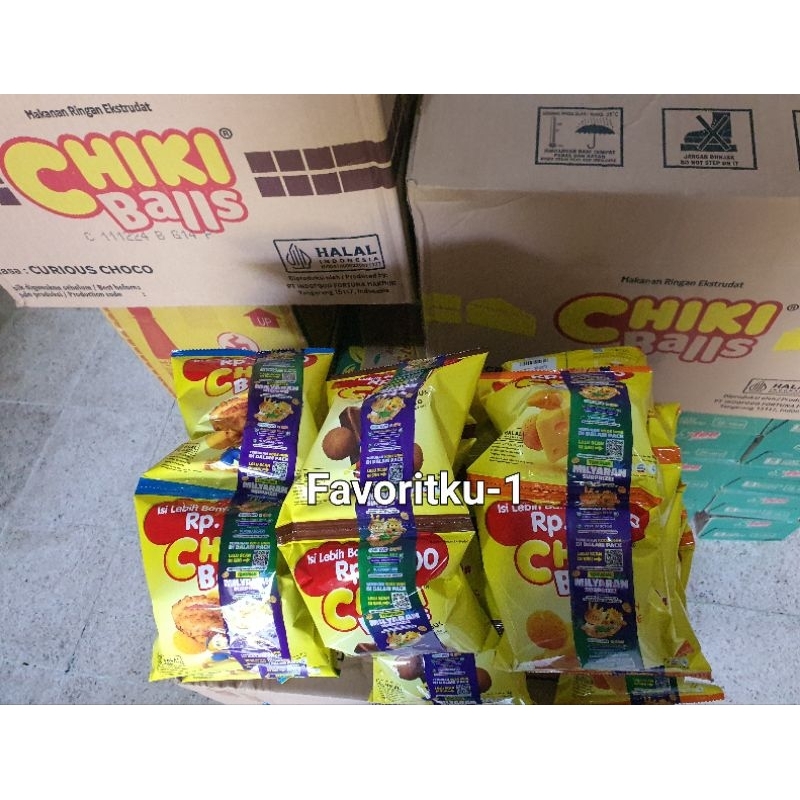 

Chiki Balls Rasa Keju,Cokelat dan Ayam (Pilih Rasa atau Diberi Random).OJOL ONLY. 1 Renteng Isi 10 Pcs