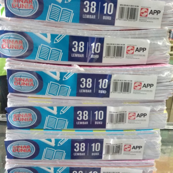

Buku Tulis Sidu 38 Lb Uk. Kwarto