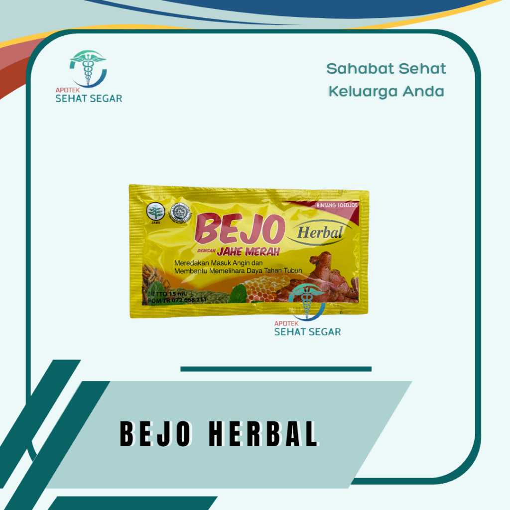 

BEJO HERBAL JAHE MERAH SACHET 15 ML