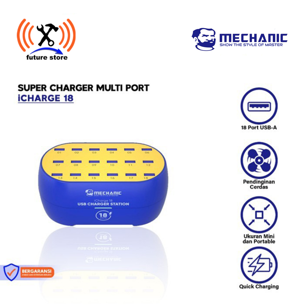 MECHANIC ICHARGER 18 SUPER CHARGER MULTI PORT CHARGER ORIGINAL
