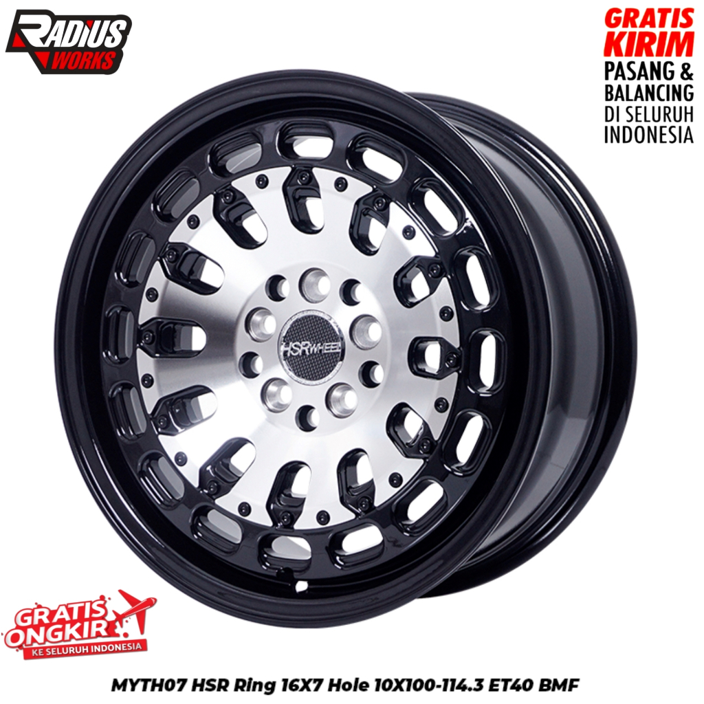 velg mobil hsr myth07 ring 16 lubang 5 untuk innova xpander crv dll
