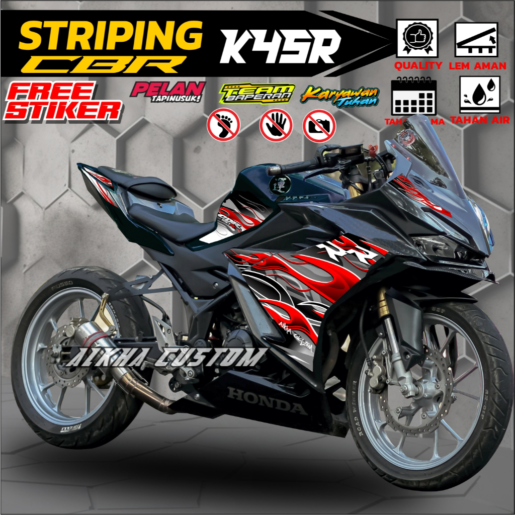 STRIPING CBR 150R STIKER CBR K45R