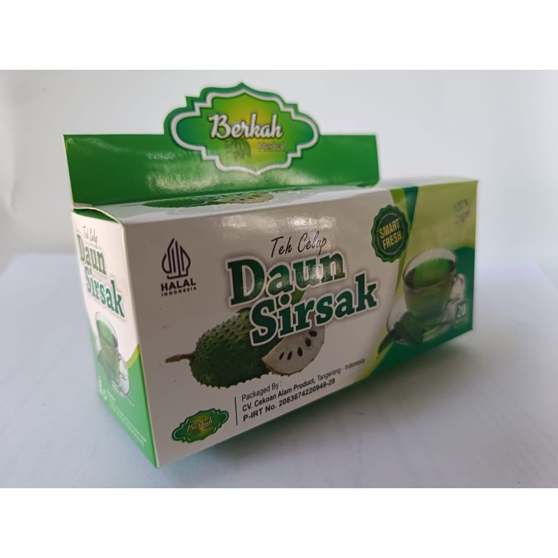 

teh celup daun sirsak alami herbal