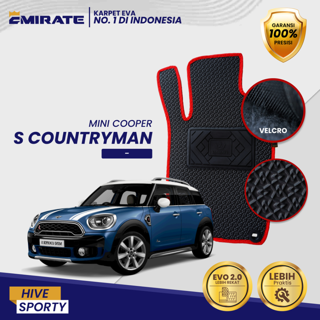 Karpet Mobil Hive Sporty EVA PREMIUM Mini Cooper S Countryman