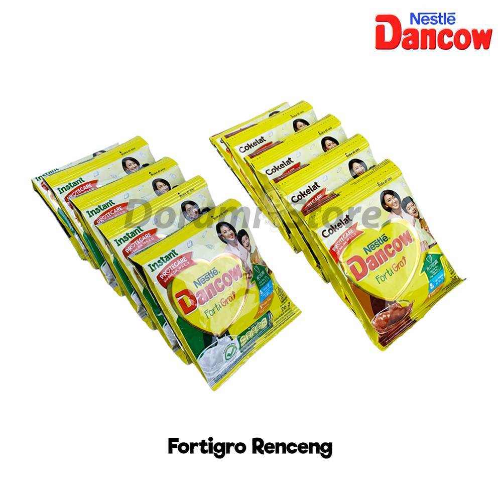 

Dancow Susu Bubuk FortiGro Kemasan Renceng / Susu Bubuk Instan Bernutrisi