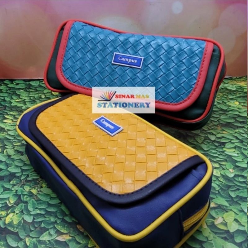 

Kotak Tempat Pensil Laki Cowok Motip Tikar Campus/ Tempat Pensil Case Bahan