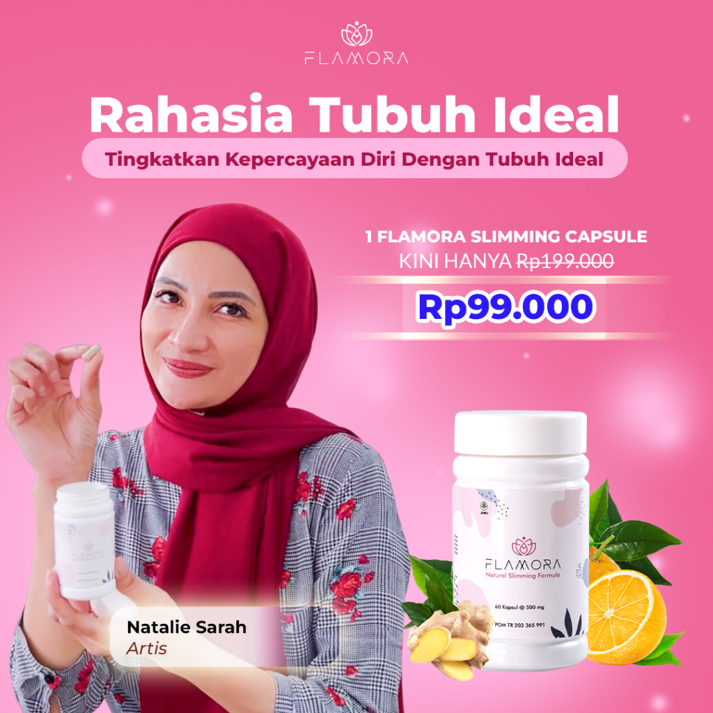 Flamora Slimming | Kapsul Pelangsing Badan | Ampuh Menurunkan Berat Badan Aman BPOM