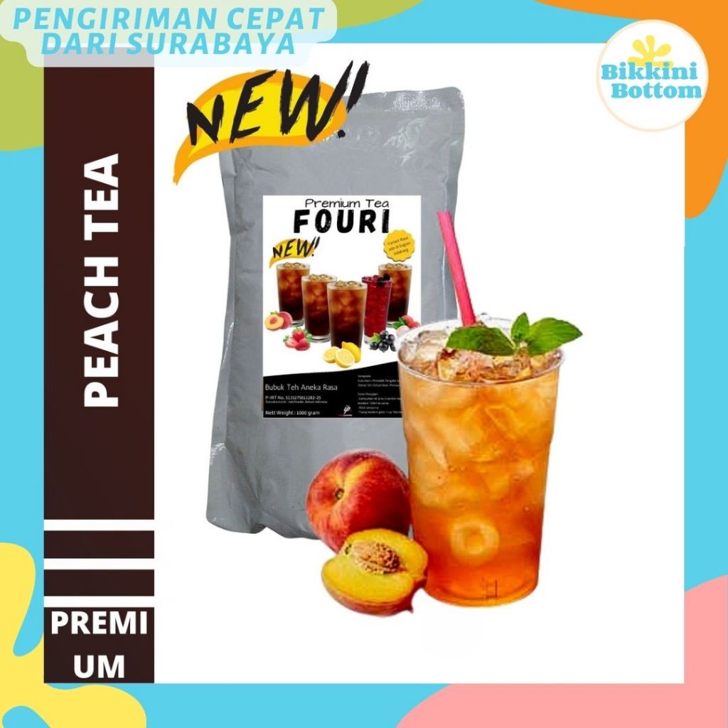 

Bubuk Minuman PEACH TEA 1KG PREMIUM / Powder PEACH TEA 1KG / Bubuk PEACH TEA INDOPOWDER FREEZU PREMIUM