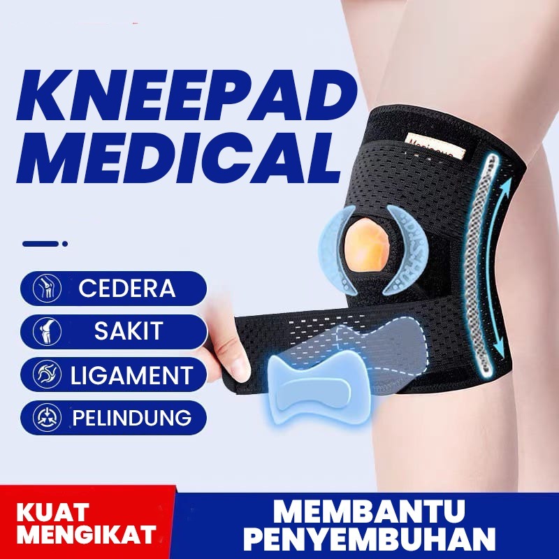 BBAK 2 PCS Knee Support Knee Pad Pelindung Lutut Deker Dekker Lutut