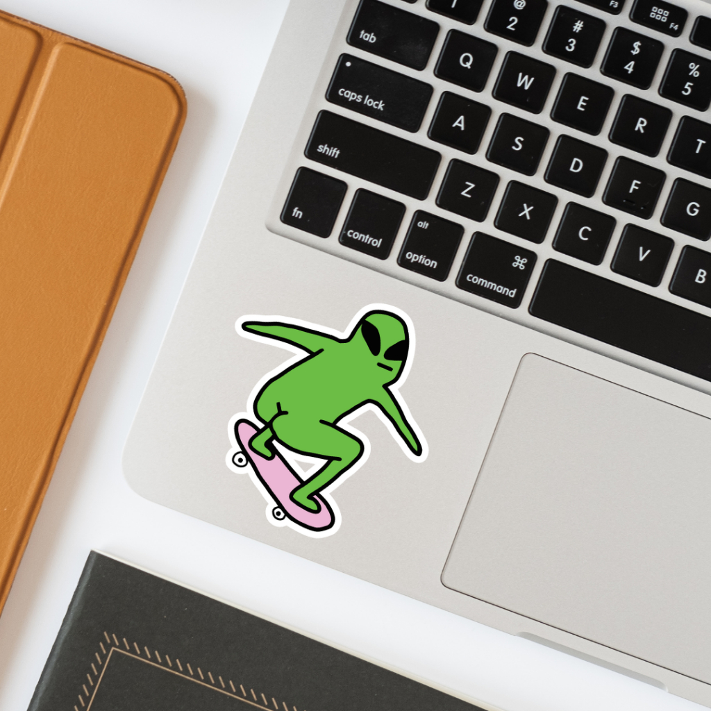 

Stiker Sketboard Alien | Sticker Aesthetic