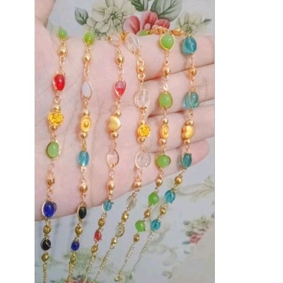 charm emas 24k/999.9 charm mawar,love,yenpao