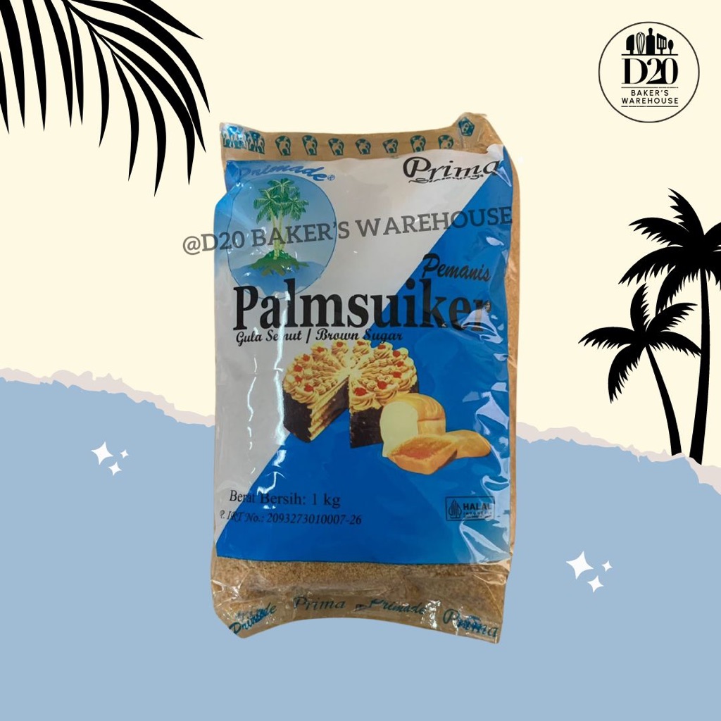 

Prima Palm Suiker Biru Brown Sugar Gula Palem 1kg