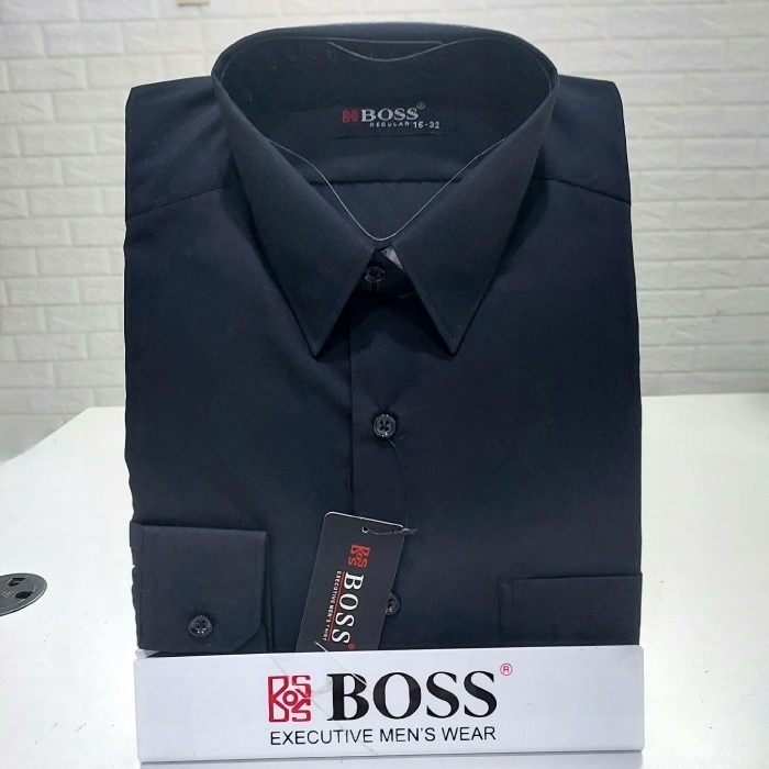 Kemeja Pria Boss Lengan Panjang - Kemeja Formal Kantor Pria