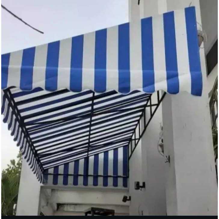 kanopi kain Auning model belang penghias rumah