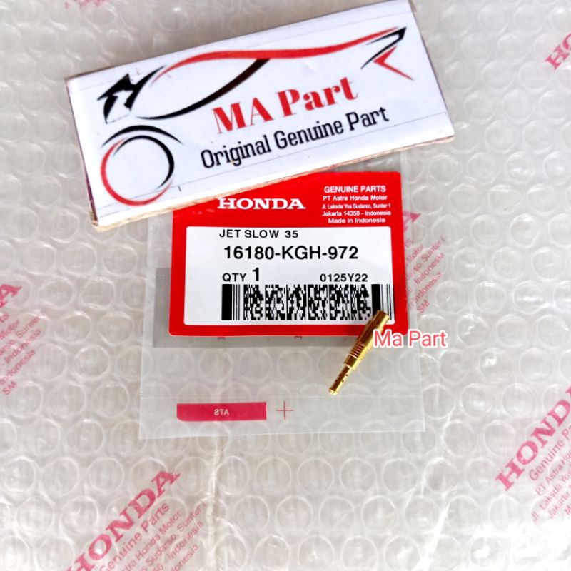 JET SLOW 35 PILOT JET SPUYER SETELAN ANGIN KARBURATOR BEAT SPACY SCOOPY KARBU CS1 VARIO 110 CS 1 ORI