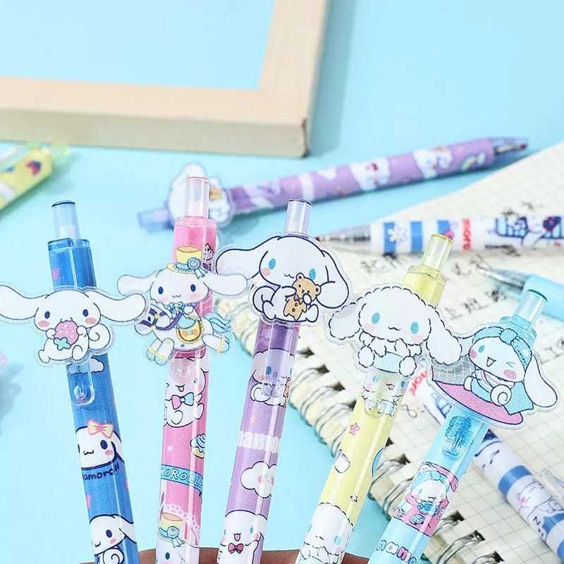 

Pulpen Pen Bolpoint Tinta Hitam Cinnamoroll Karakter Sanrio Akrilik