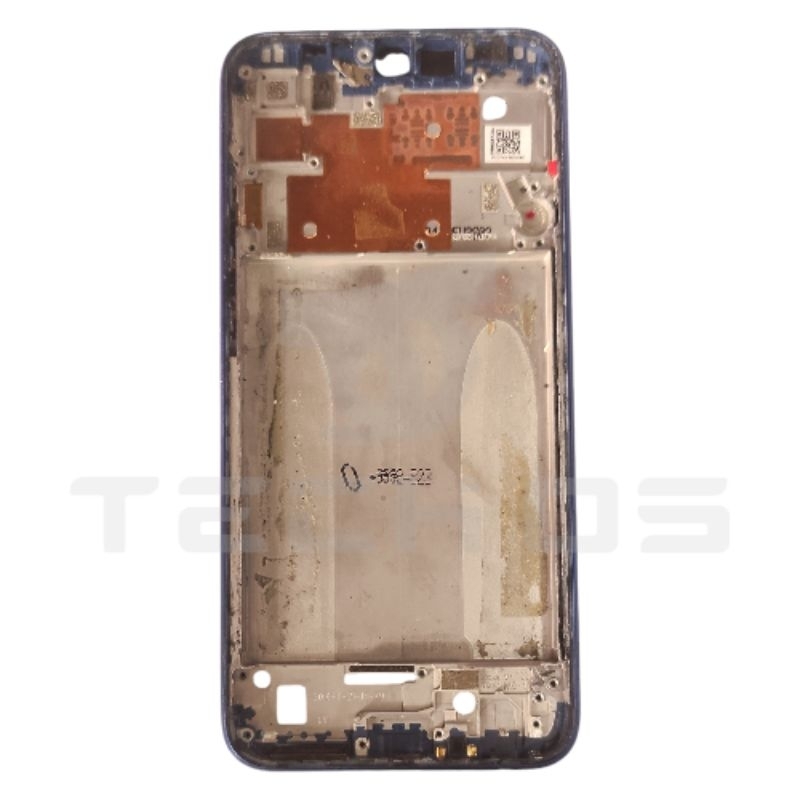 Frame+tombol redmi note 8 biru original copotan