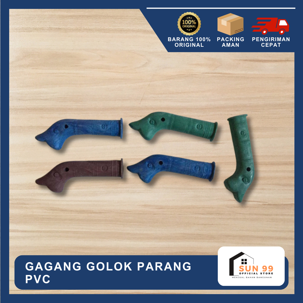 Gagang Golok Parang PVC / Gagang Handle Parang Pvc / Handle Pegangan Pisau Golok