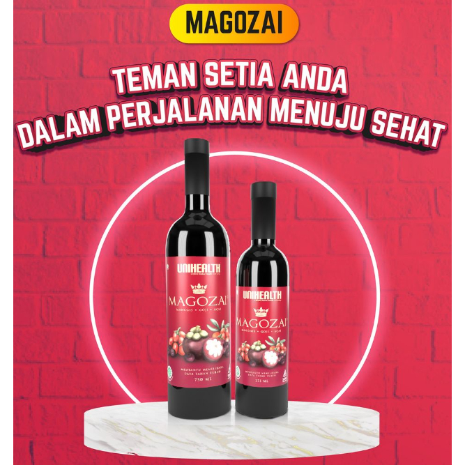 Magozai 750 ml 100% Asli Goji Acai Berry Minuman Antioksidan