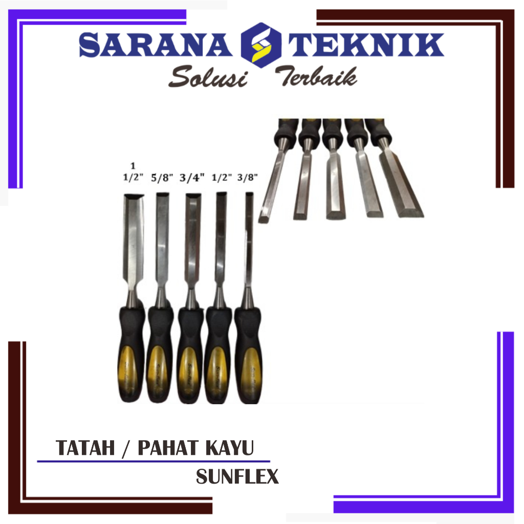 TATAH / PAHAT KAYU 3/8", 1/2", 3/4", 5/8", 1 1/2" GAGANG FIBER TOSITA , SUNFLEX