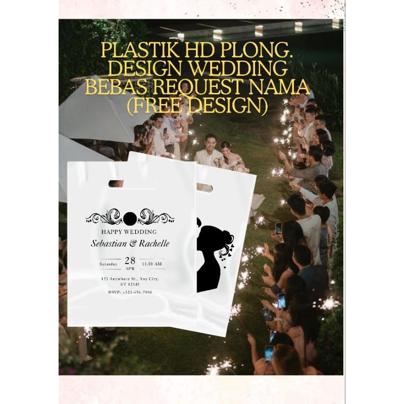 

Plastik wedding custom. (free design)